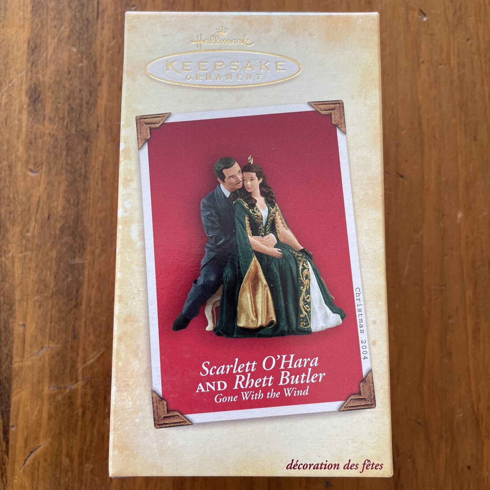 Hallmark Keepsake Ornament Scarlett OHara & Rhett Butler Gone With The Wind 2004