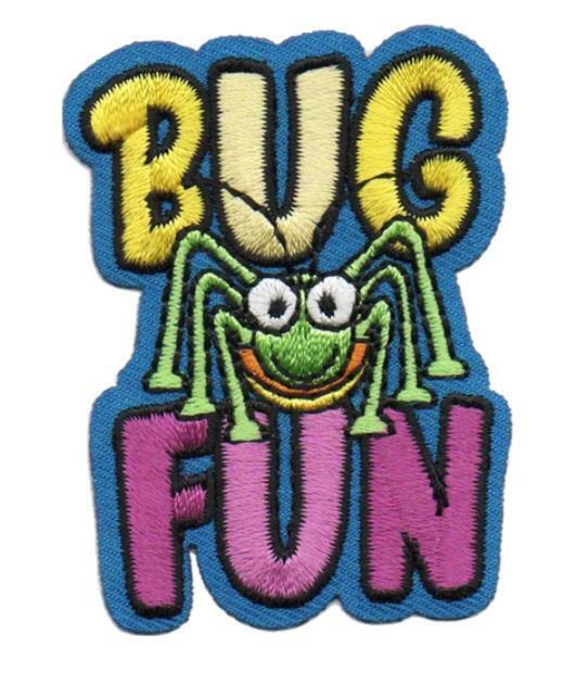 Boy Girl Cub BUG FUN Insects Patches Badges SCOUTS Bugs Catching Education Class
