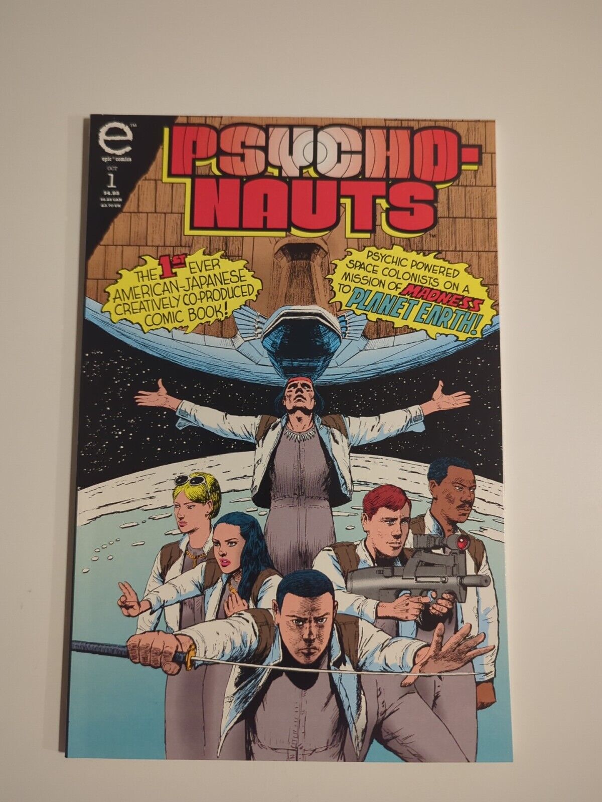 PsychoNauts #1 Alan Grant Epic Comics 1993  Nice 