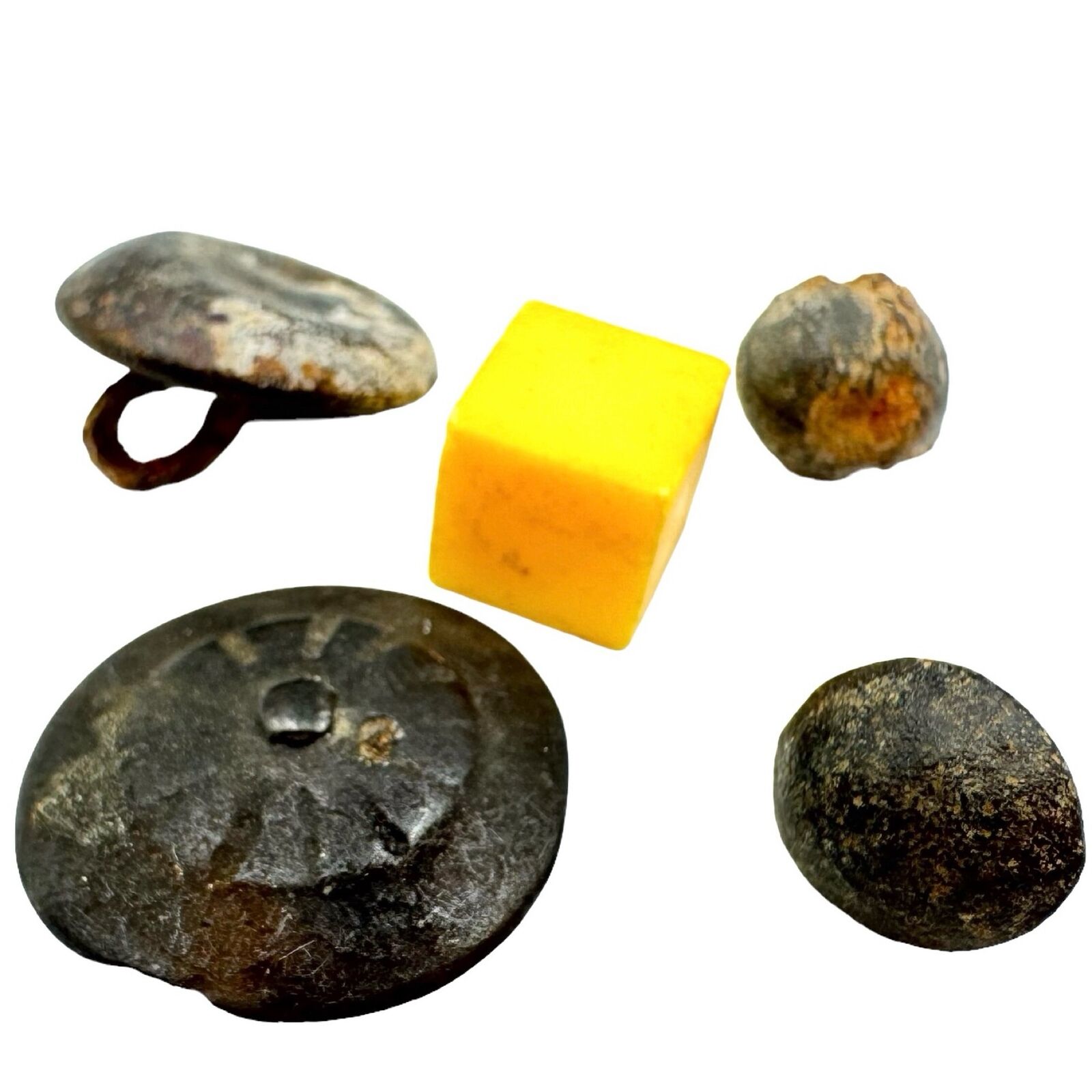 Rare Tudor/Medieval Buttons - Mudlarking Find, London Thames Foreshore -