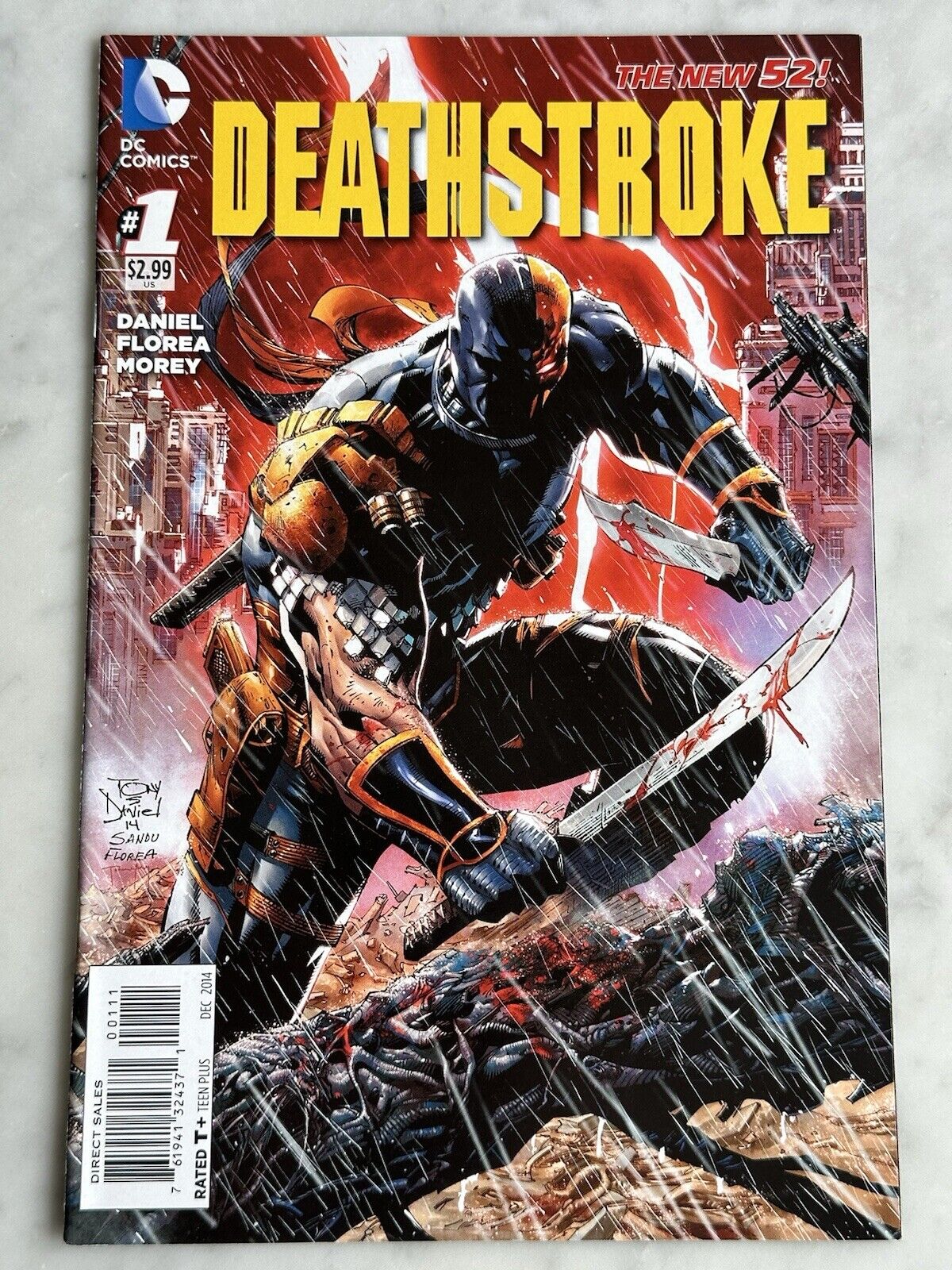 Deathstroke #1 NM- 9.2 - Buy 3 for  (2014) BB