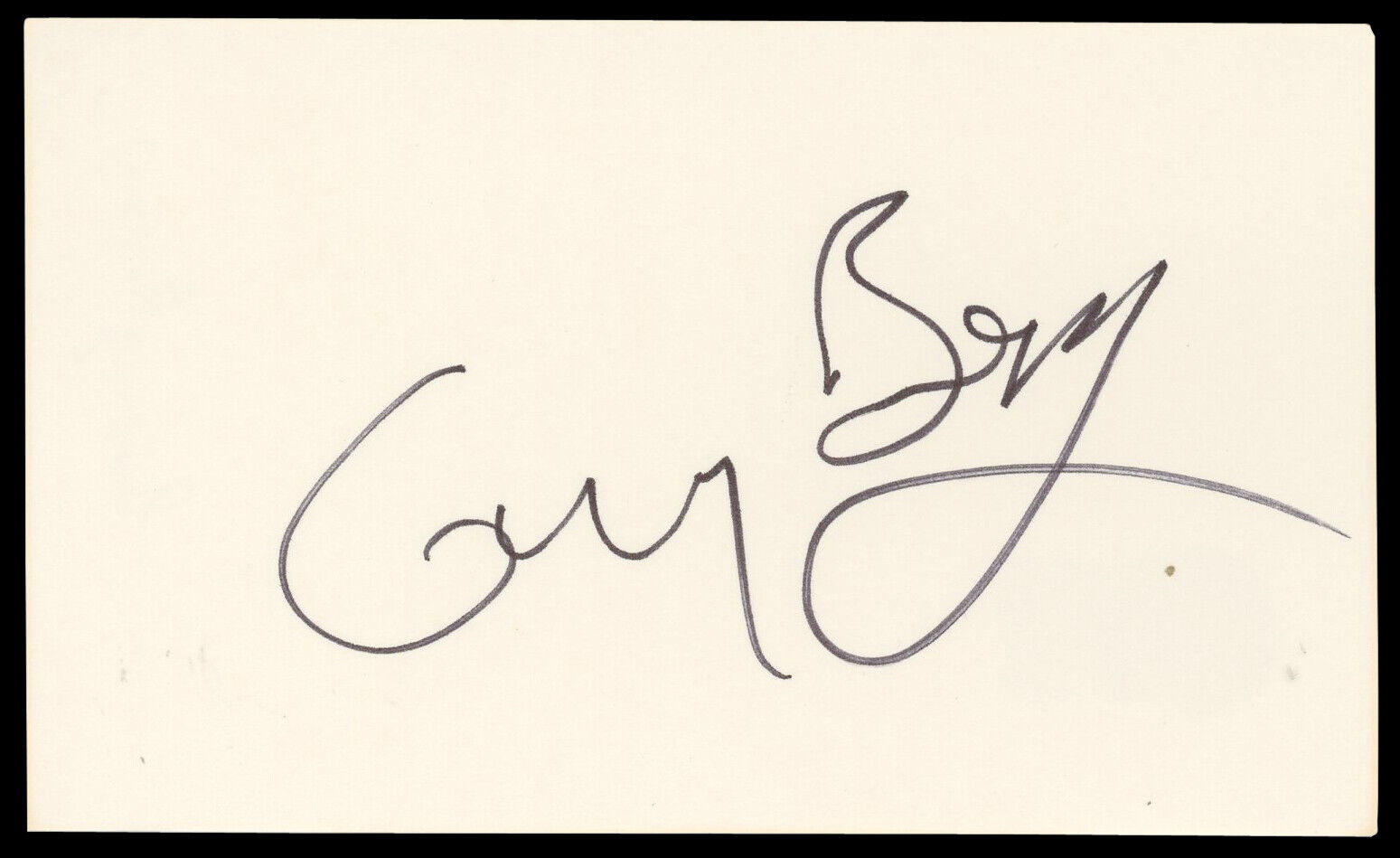 Gary Busey Point Break Authentic Signed 3x5 Index Card Autographed BAS #BN06394