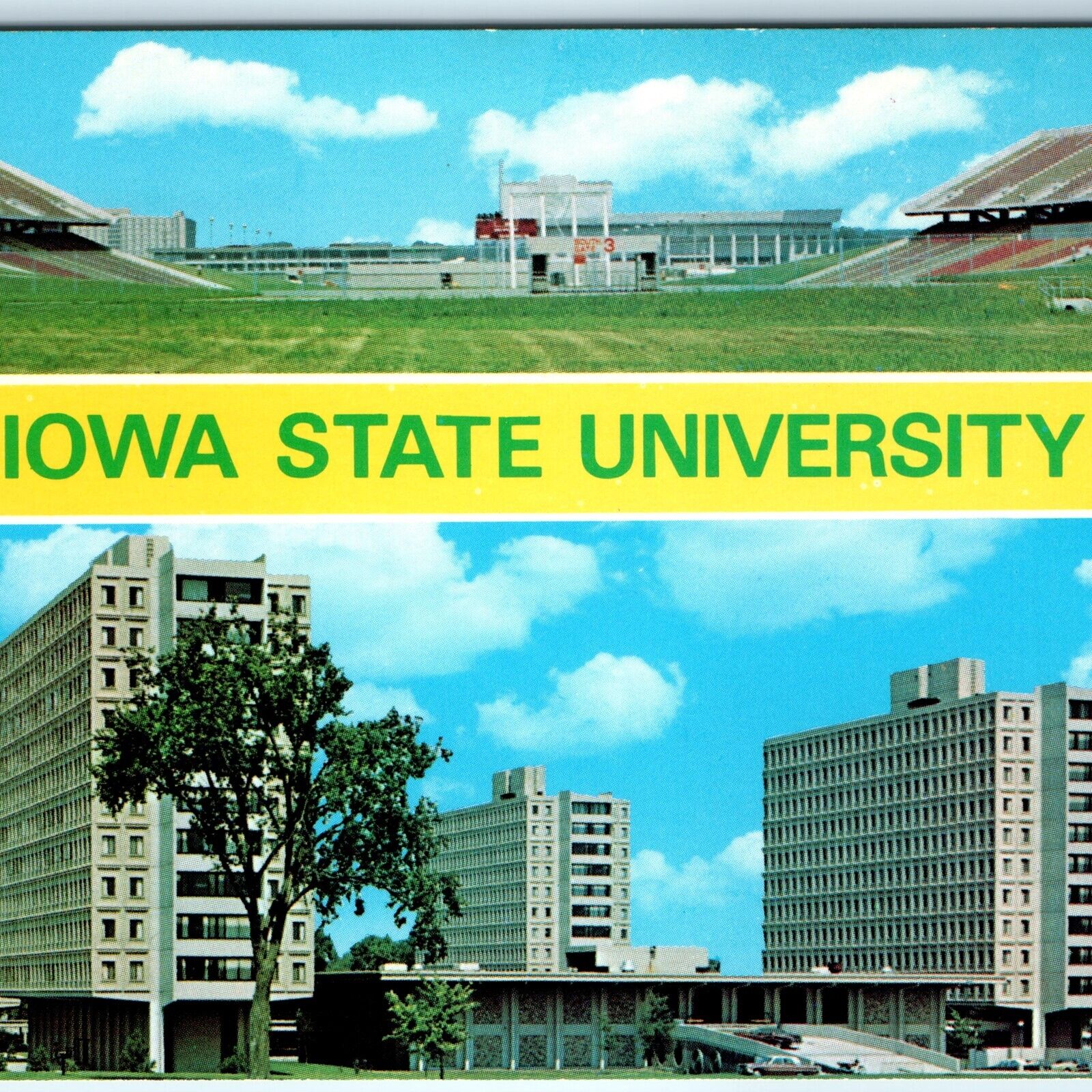 c1970s Ames, Iowa State University Stadium Storms Wilson Wallace Knapp Hall A230