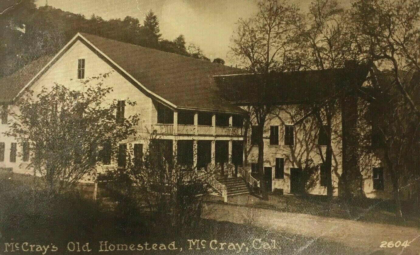 McCray\'s Old Homestead Cloverdale CA Sonoma County California Postcard