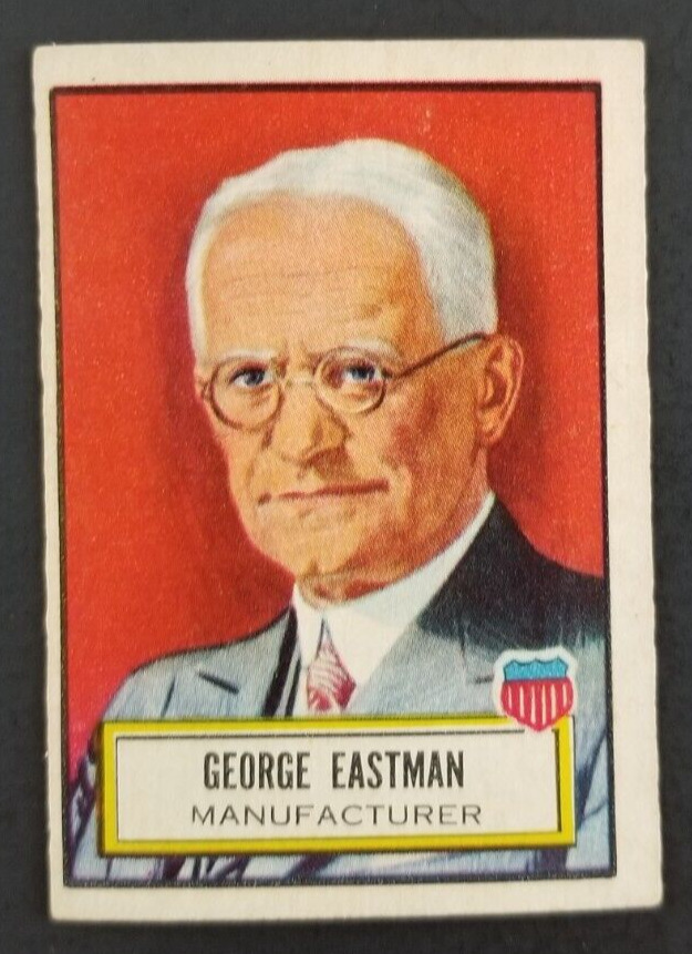 George Eastman 1952 Topps Look N See Card #25 (EX Minor Corner Wear)