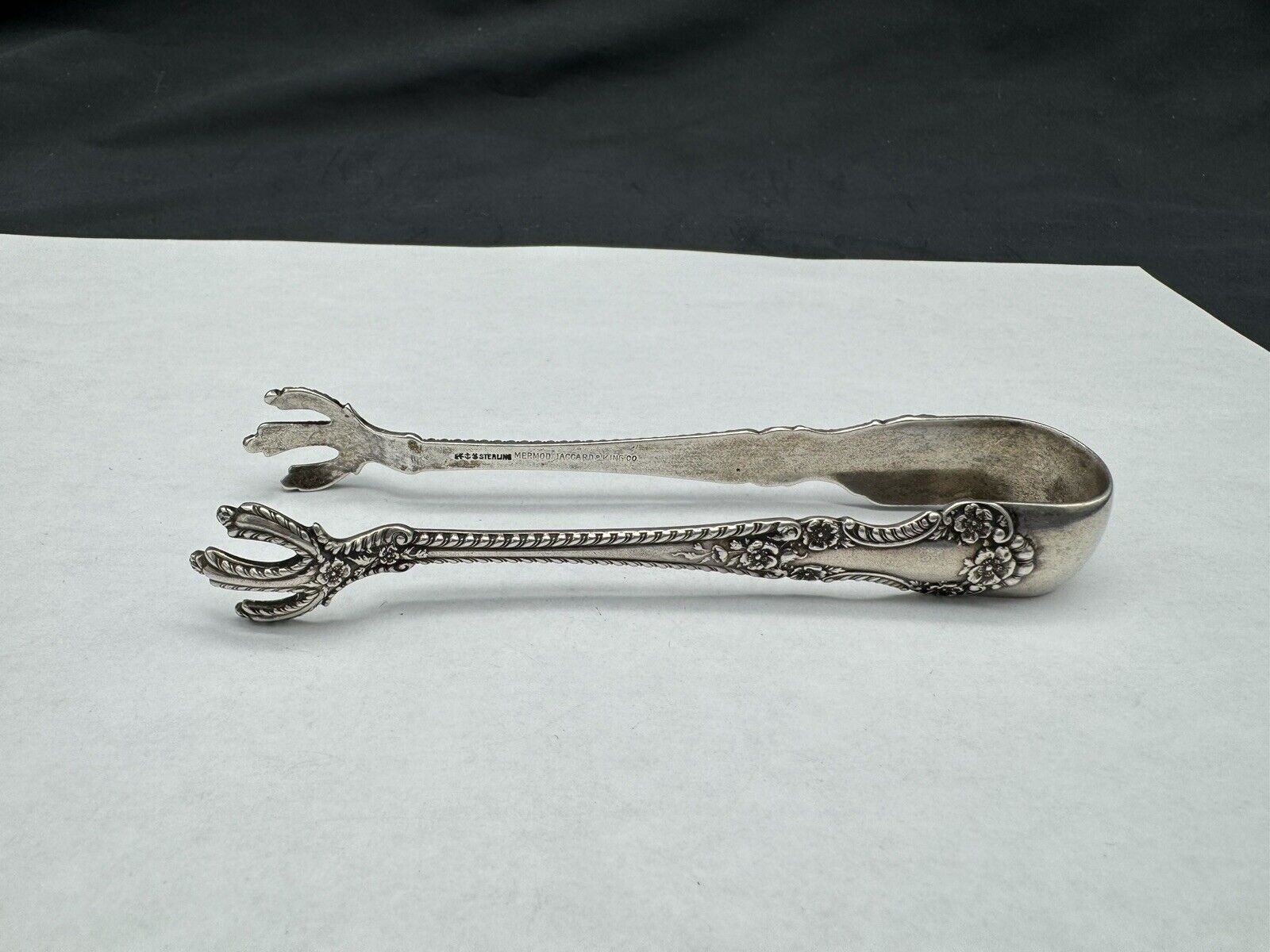 Antique Gorham Sterling Silver Sugar Claw Tongs 4.5\