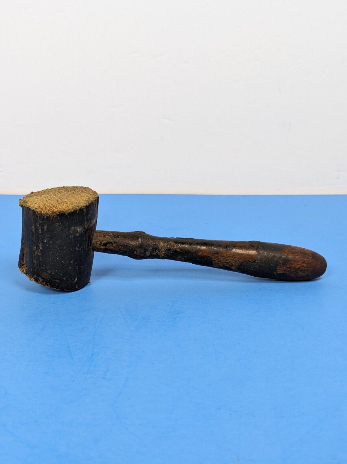Antique 19C 6 Inch long Wooden Mallet Mini Hammer Dowel Driver