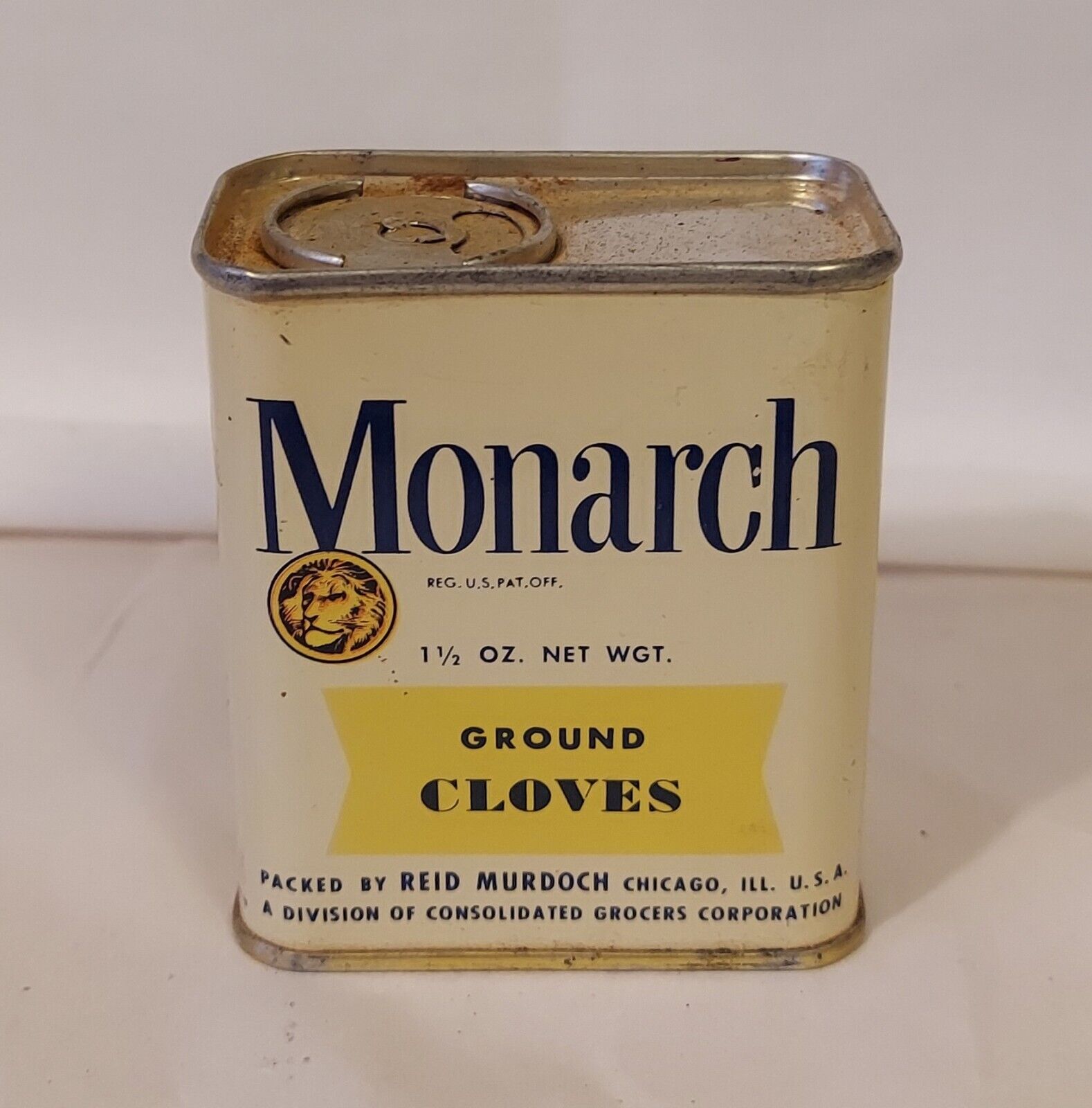 Vintage Spice Tins Monarch Brand Ground Cloves