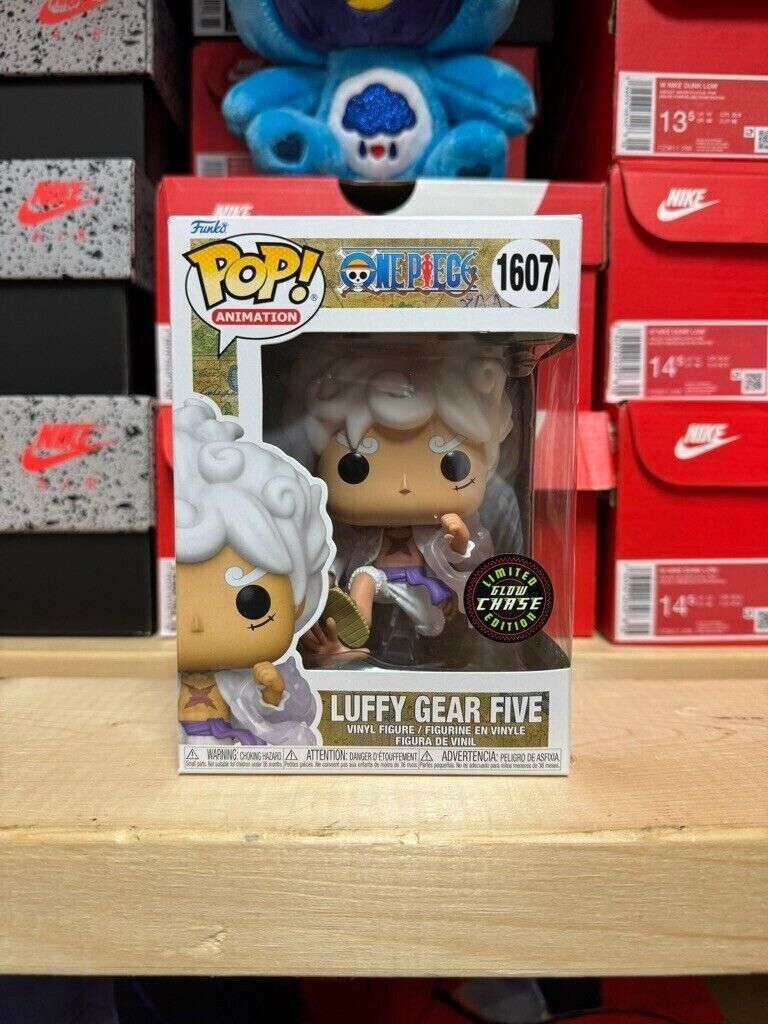 Funko Pop One Piece Luffy Gear Five 5 #1607 Glow Chase READ DESC