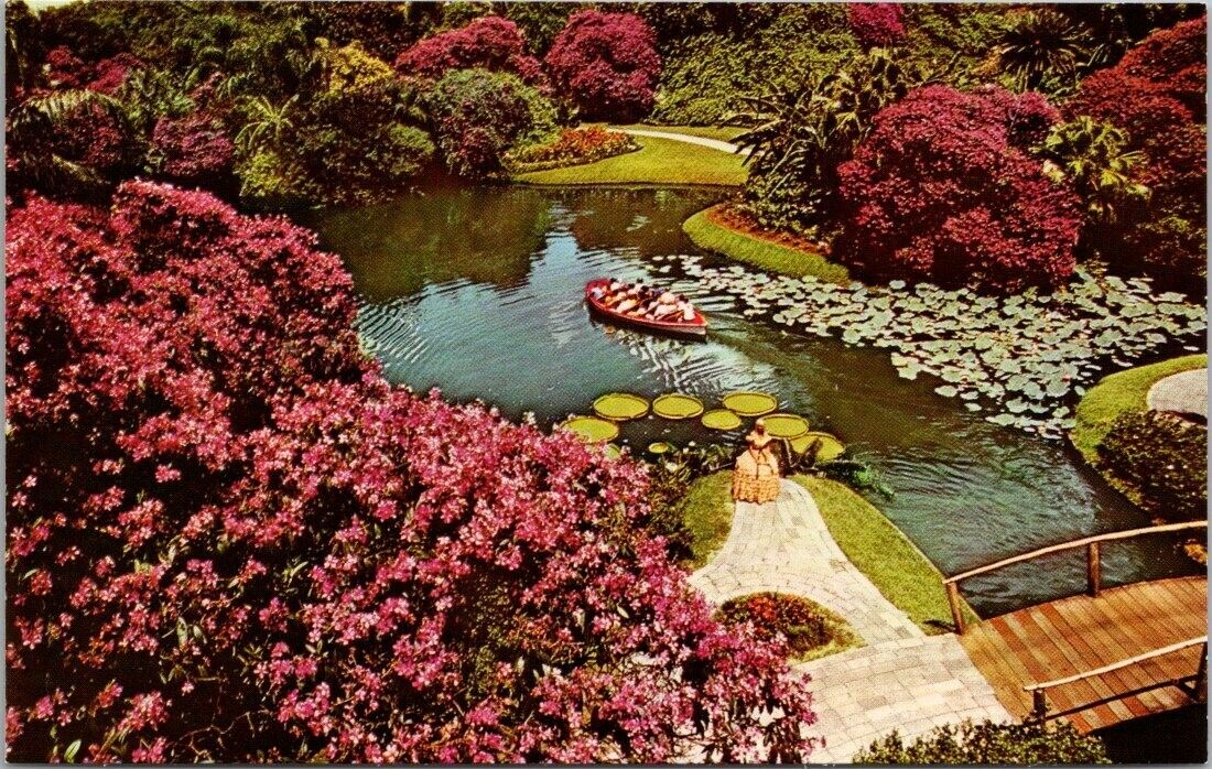 Cypress Gardens ~ Southland\'s Queen Of Flowers Postcard
