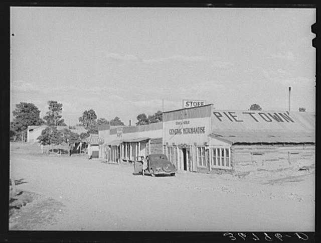 Photo:Business section of Pie Town, New Mexico