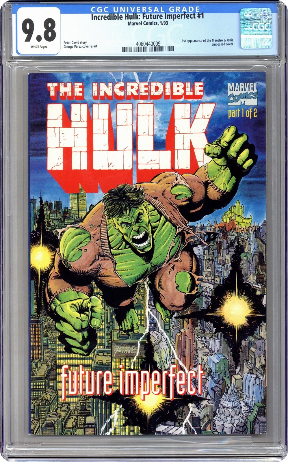 Hulk Future Imperfect #1 CGC 9.8 1992 4060440009 1st app. Maestro