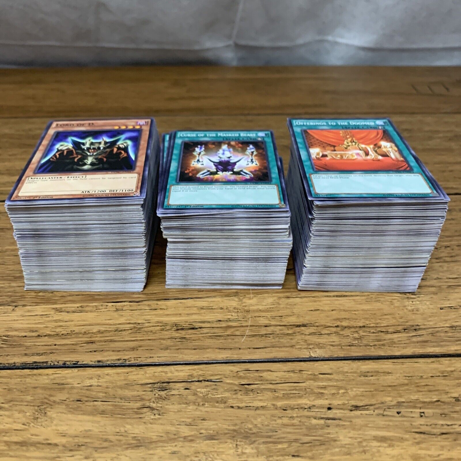 Huge Yu-Gi-Oh Trading Card Lot of Cards Common Unommon Rare 1st Edition CV JD