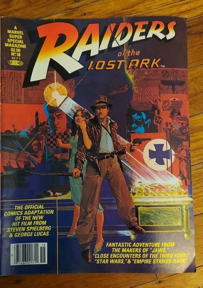 Vintage 1981 Marvel Super Special #18 Indiana Jones Raiders Of The Lost Ark 