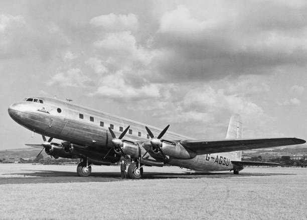The Avro Tudor four engined airliner 1950s Old Photo 1