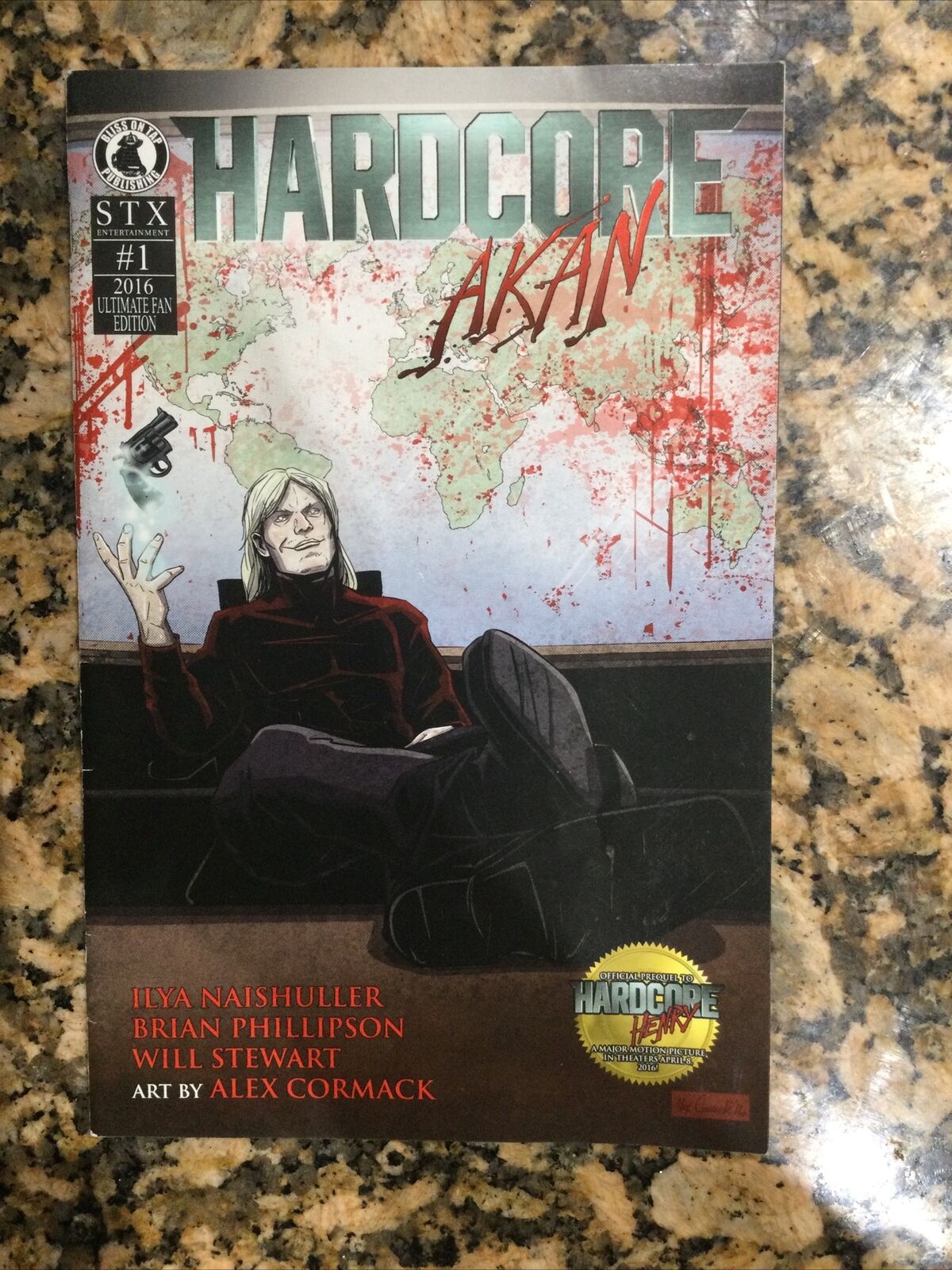 New STX Hardcore Akan Comic (Hardcore Henry) 2016 Ultimate Fan Edition issue #1