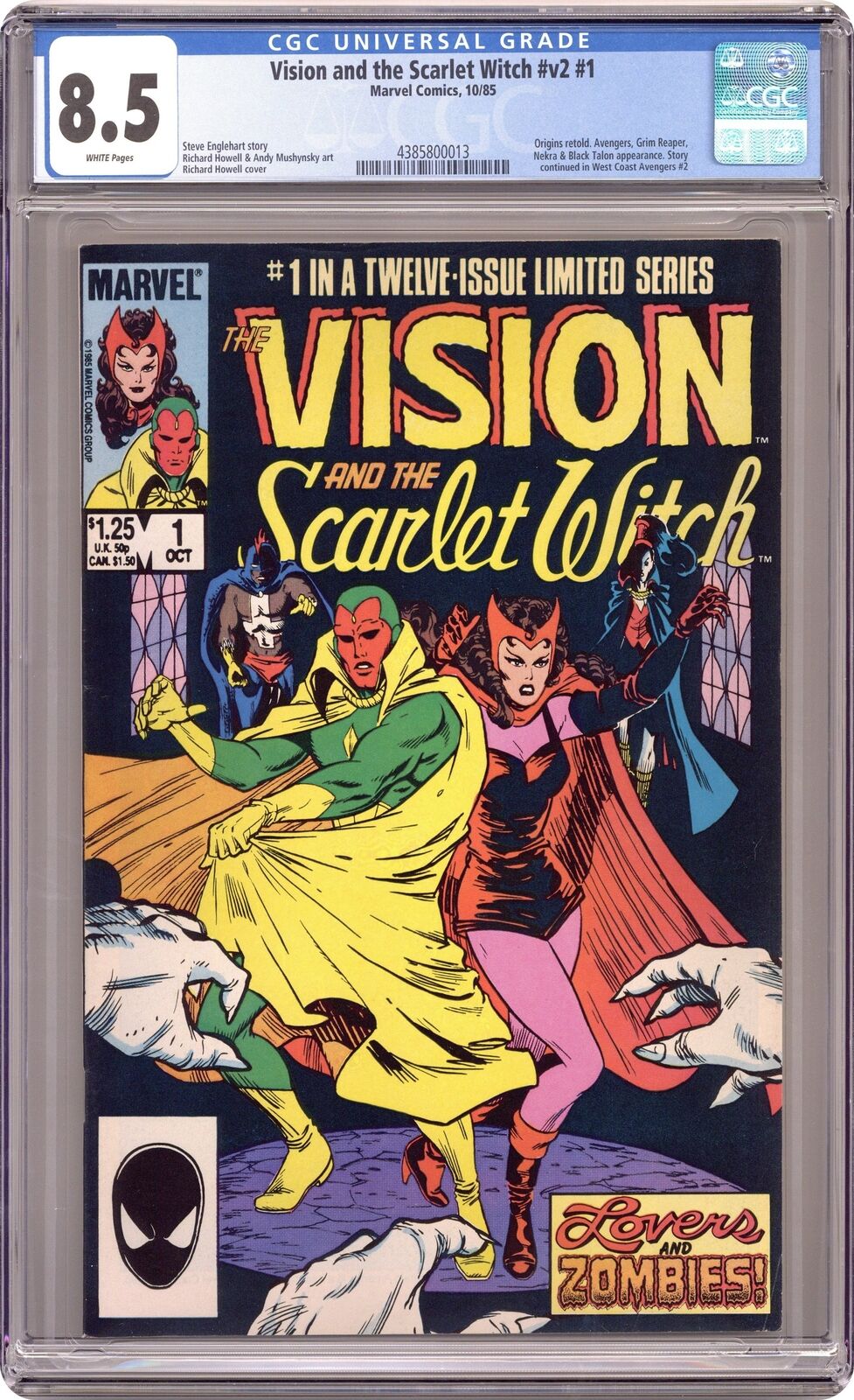 Vision and the Scarlet Witch #1 CGC 8.5 1985 4385800013
