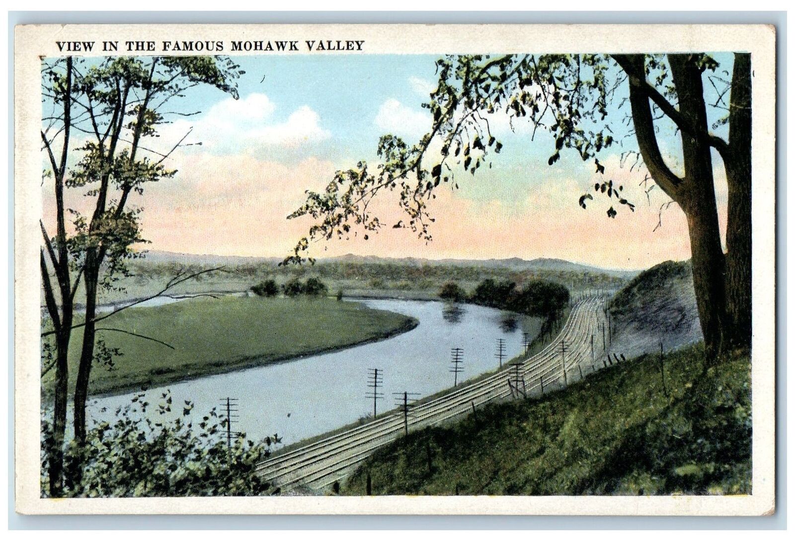 c1910\'s View In The Famous Mohawk Valley, Nature Scene New York NY Postcard