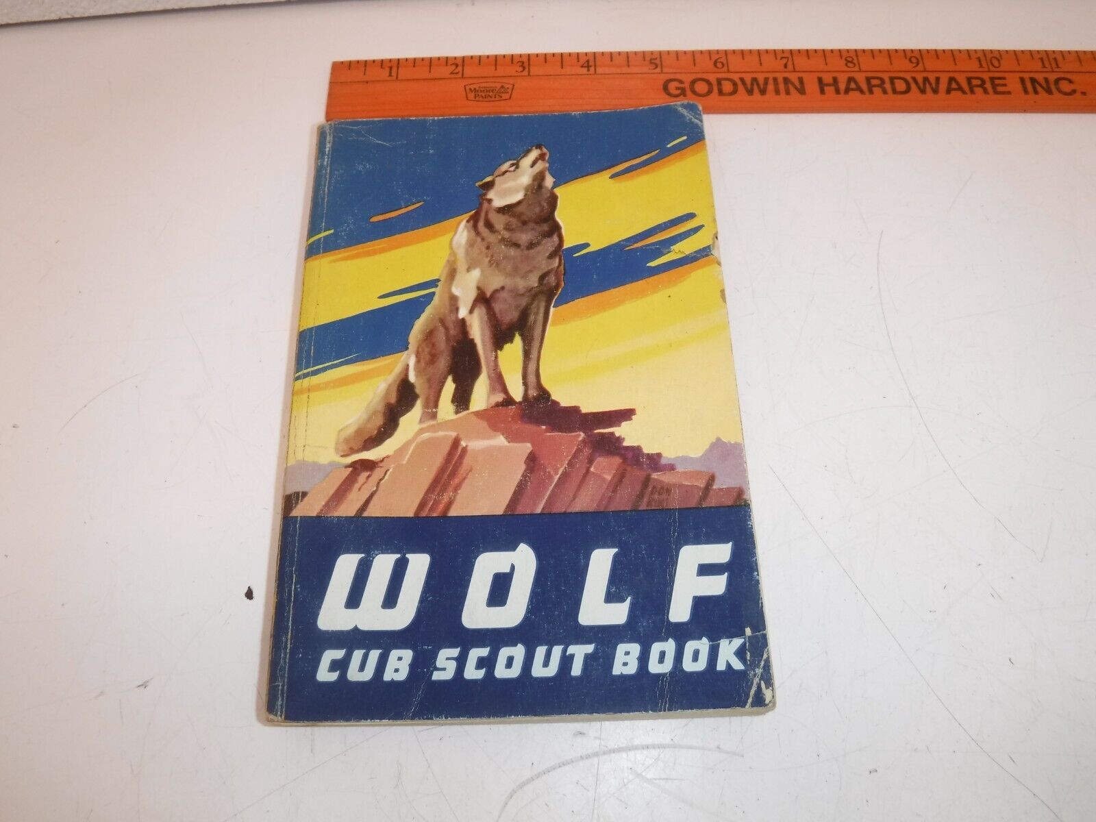 Vintage 1954 Wolf Cub Scout Handbook BSA Paperback Manual Boy Scouts Of America