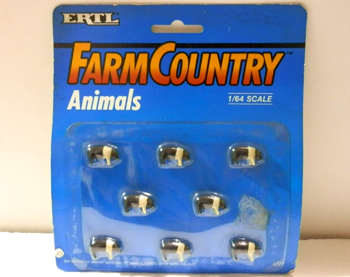 1990 Ertl Farm Country 1:64 Hogs Farm Animals Set