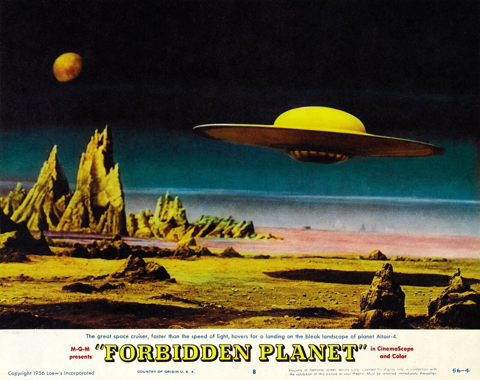 Forbidden Planet, movie poster, 13\