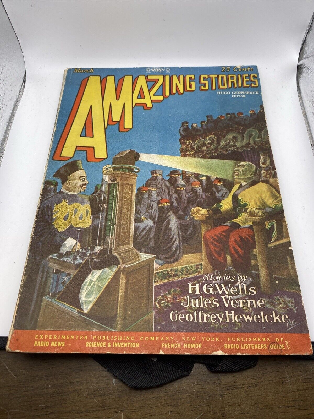 MARCH 1928 AMAZING STORIES SCIENCE FICTION MAGAZINE PULP PUBLICATION