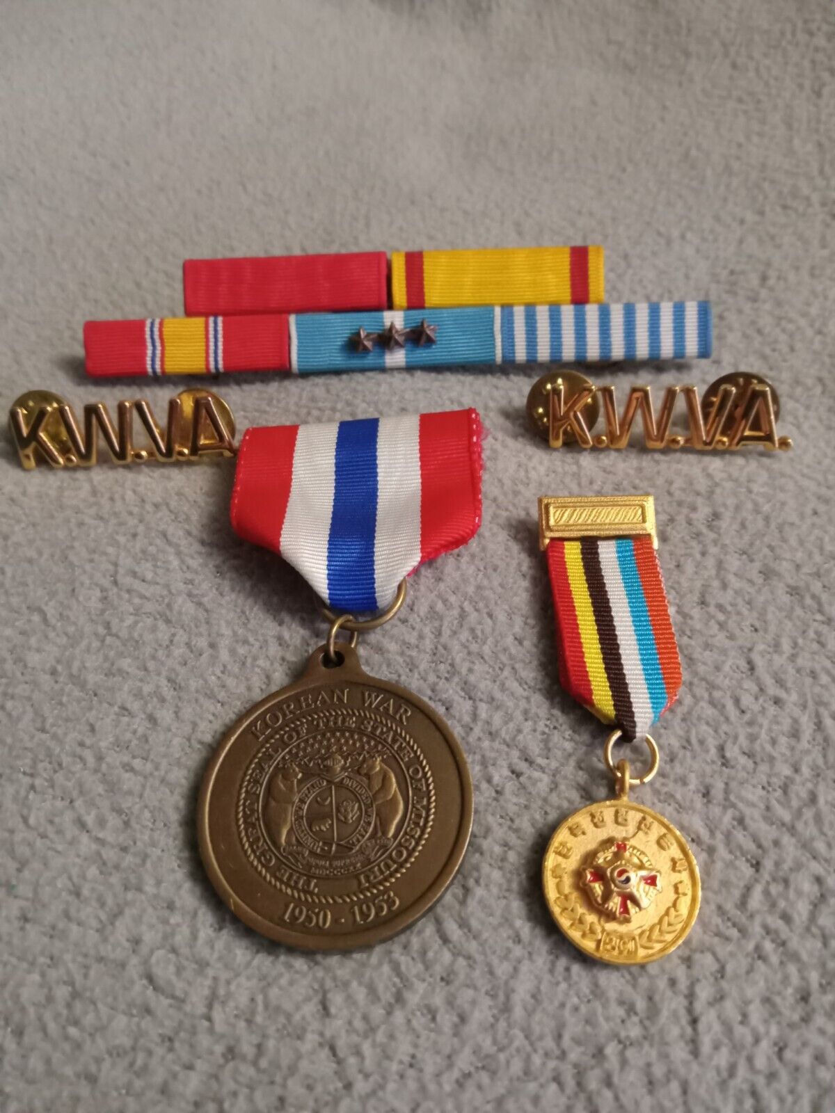 Korean War Veterans Medal Set from Missouri
