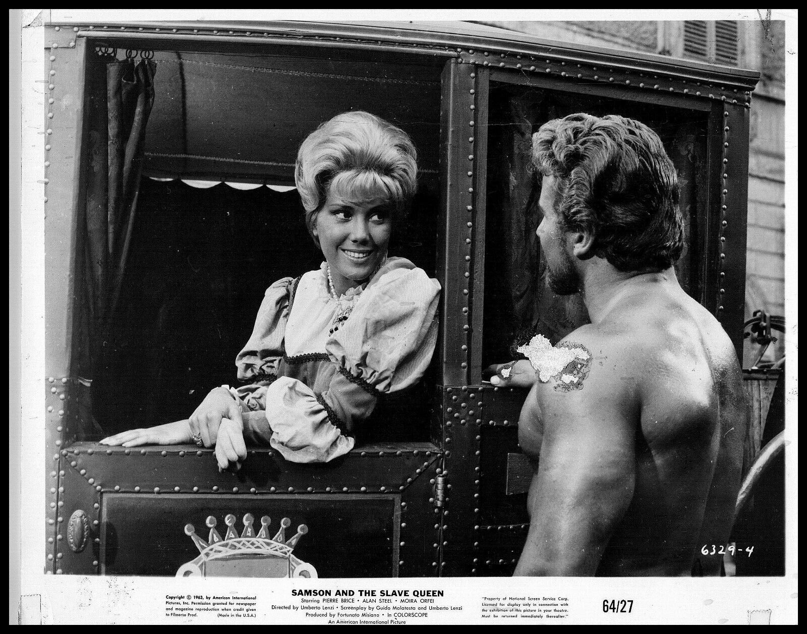 Sergio Ciani in Samson and the Slave Queen (1964) ORIGINAL VINTAGE PHOTO M 119