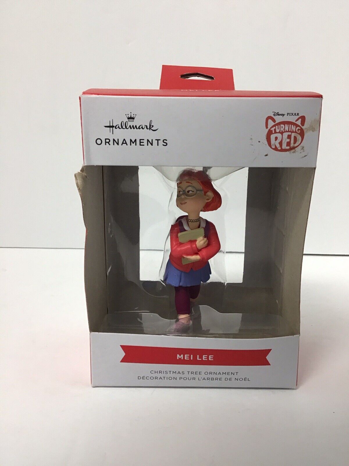 Hallmark Mei Lee Turning Red Christmas Ornament New