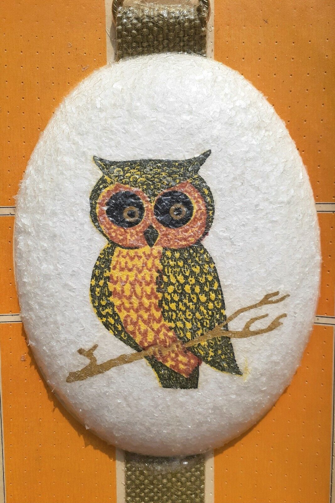 Vtg NEW NOS 1960's-1970's Owl Bird Knique Knaque Plaque Wall Art Hanging Picture
