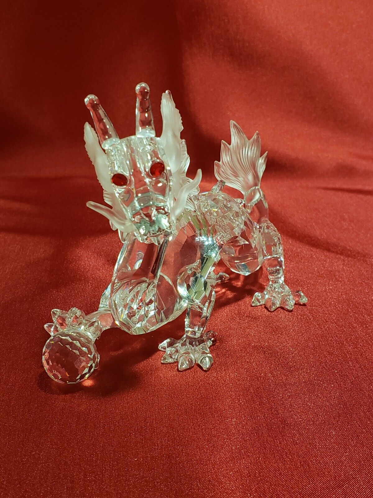 Swarovski Crystal Figurine SCS 1997 Fabulous Creatures Dragon No Stand