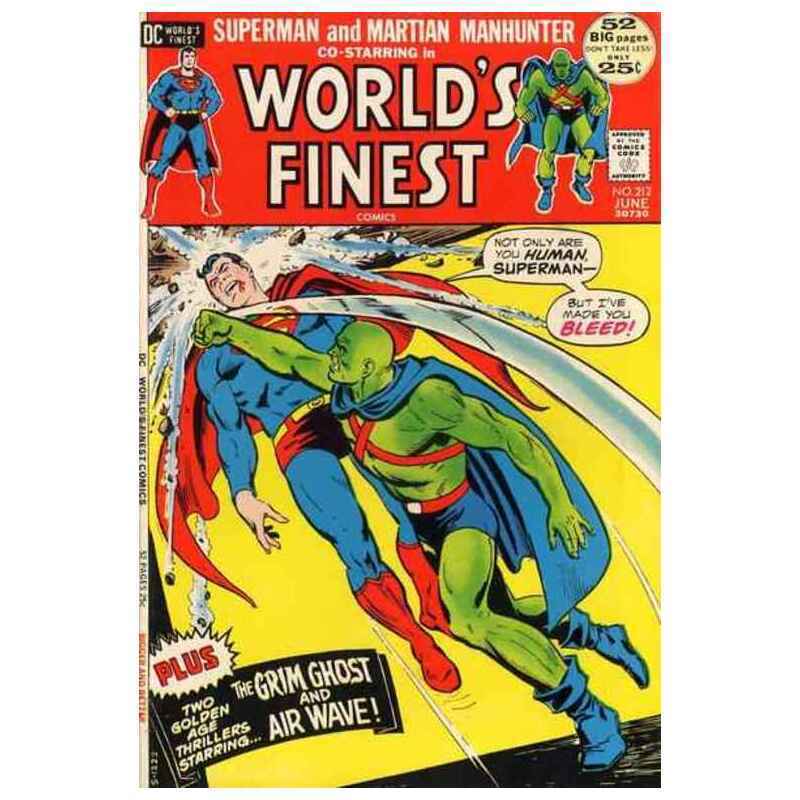 World's Finest Comics #212 in Very Fine minus condition. DC comics [t@