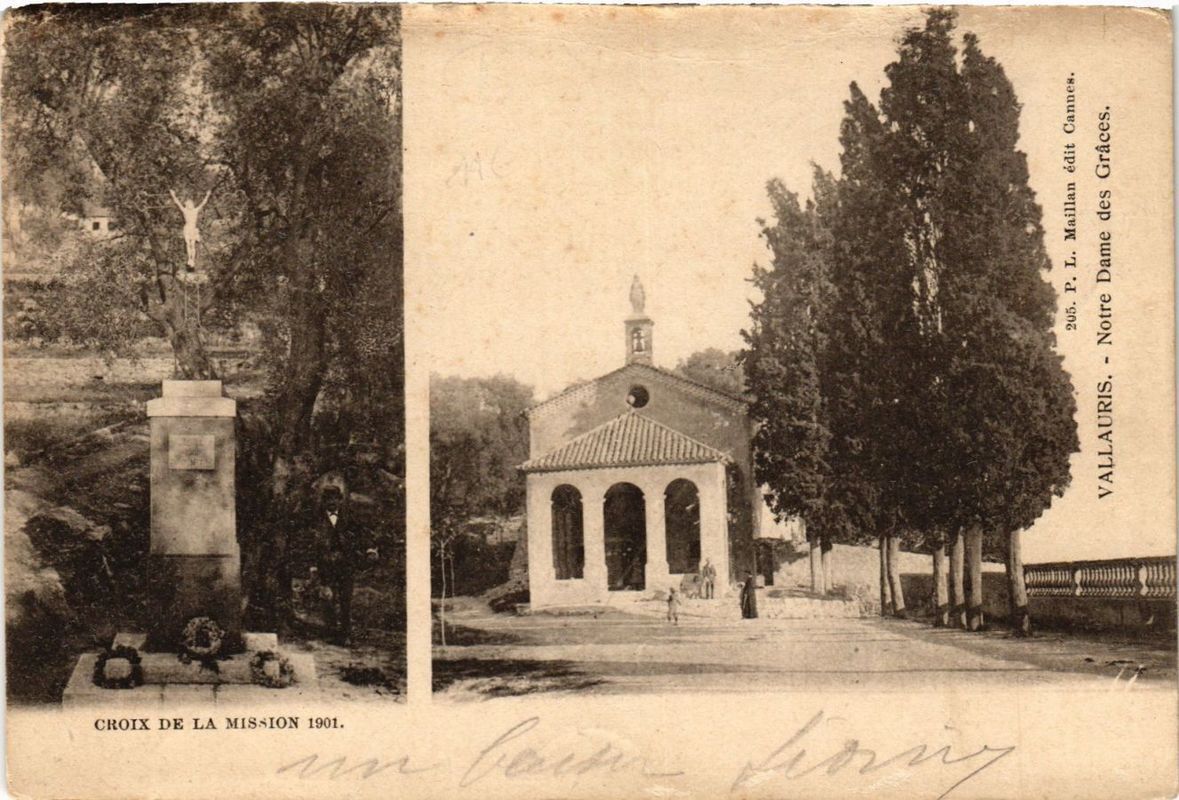 CPA VALLAURIS Notre Dame des Graces. 1901 Mission Cross (376751)