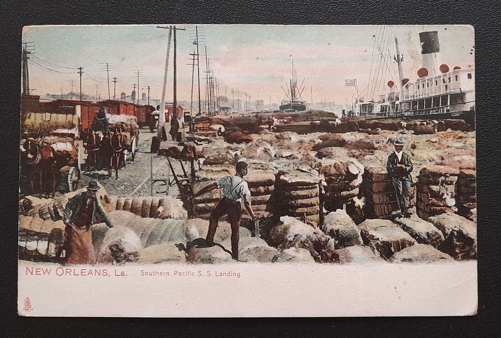 New Orleans, Louisiana Postcard Southern Pacific S. S. Landing, Tuck, 1906