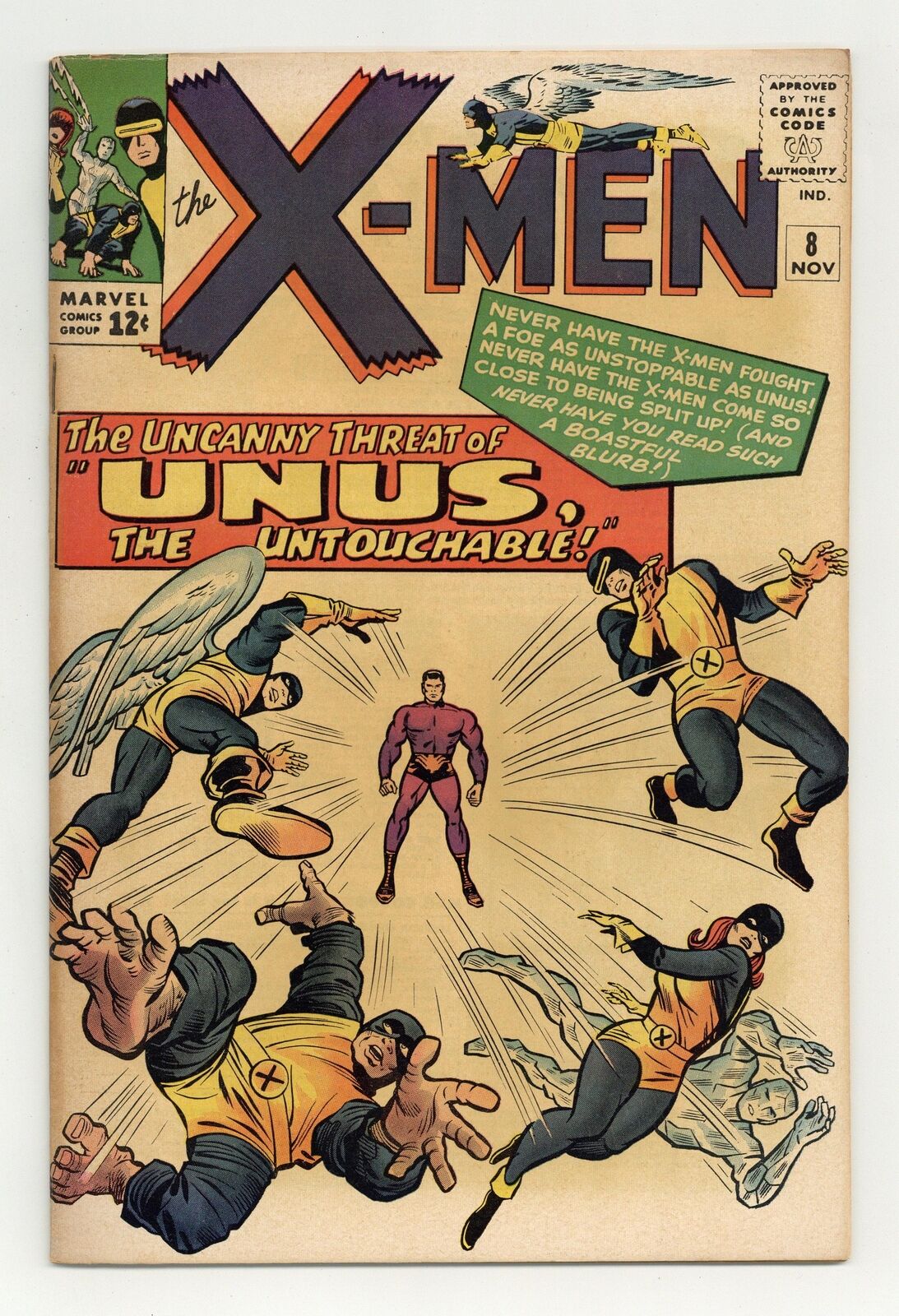 Uncanny X-Men #8 VG+ 4.5 1964