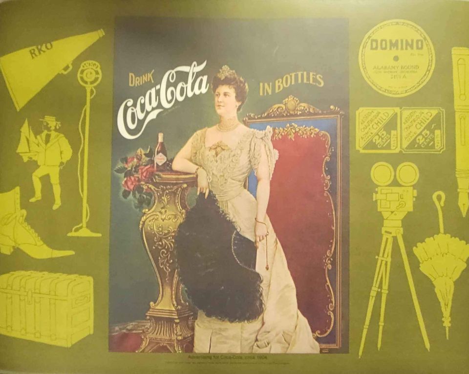 4 Vintage 1970 COCA-COLA Placemats- Laminated In Great condition.