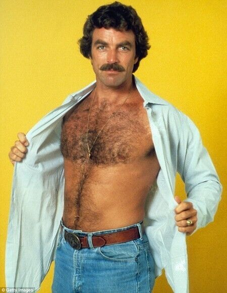 Tom Selleck Hairy Chest  8 x 10 Photo