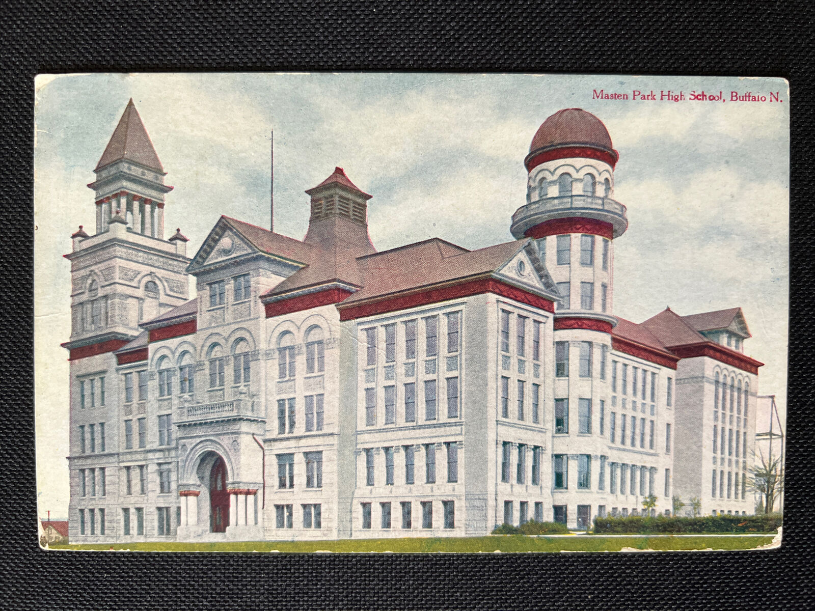 Masten Park High School Buffalo NY -PM Aug 8 1911 SC# 374
