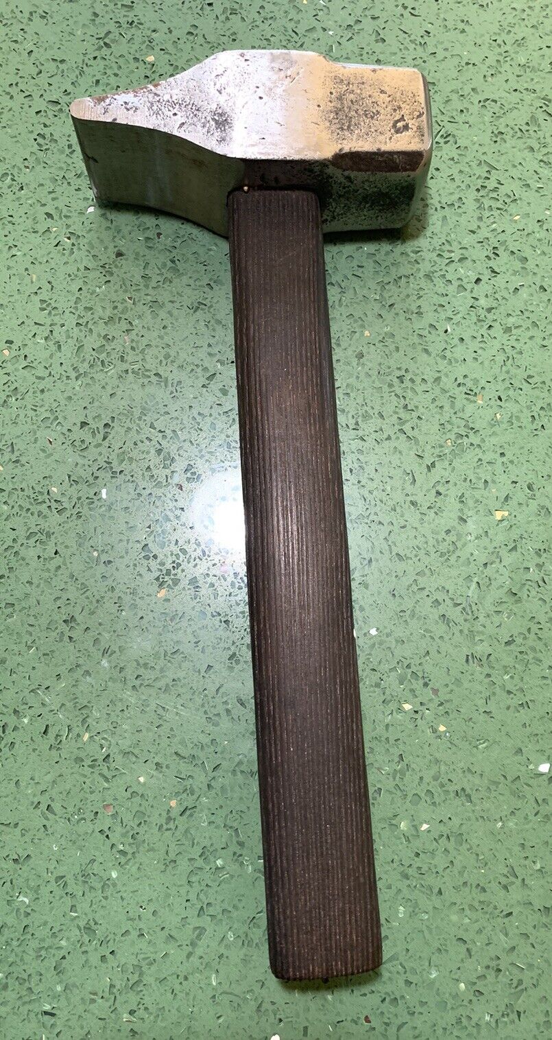 Vintage 3 lb Blacksmith Cross Peen Hammer Custom Hafted handle
