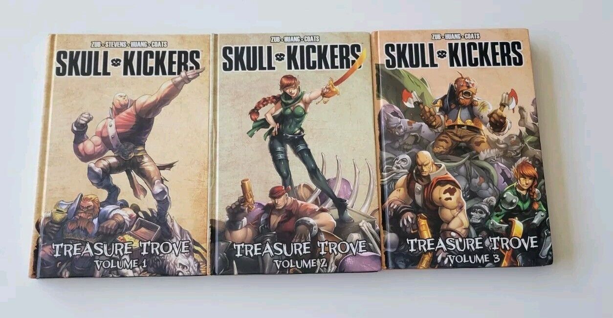 Skullkickers Treasure Trove Volume 1 2 3 by Jim Zubkavich (English) Hardcover