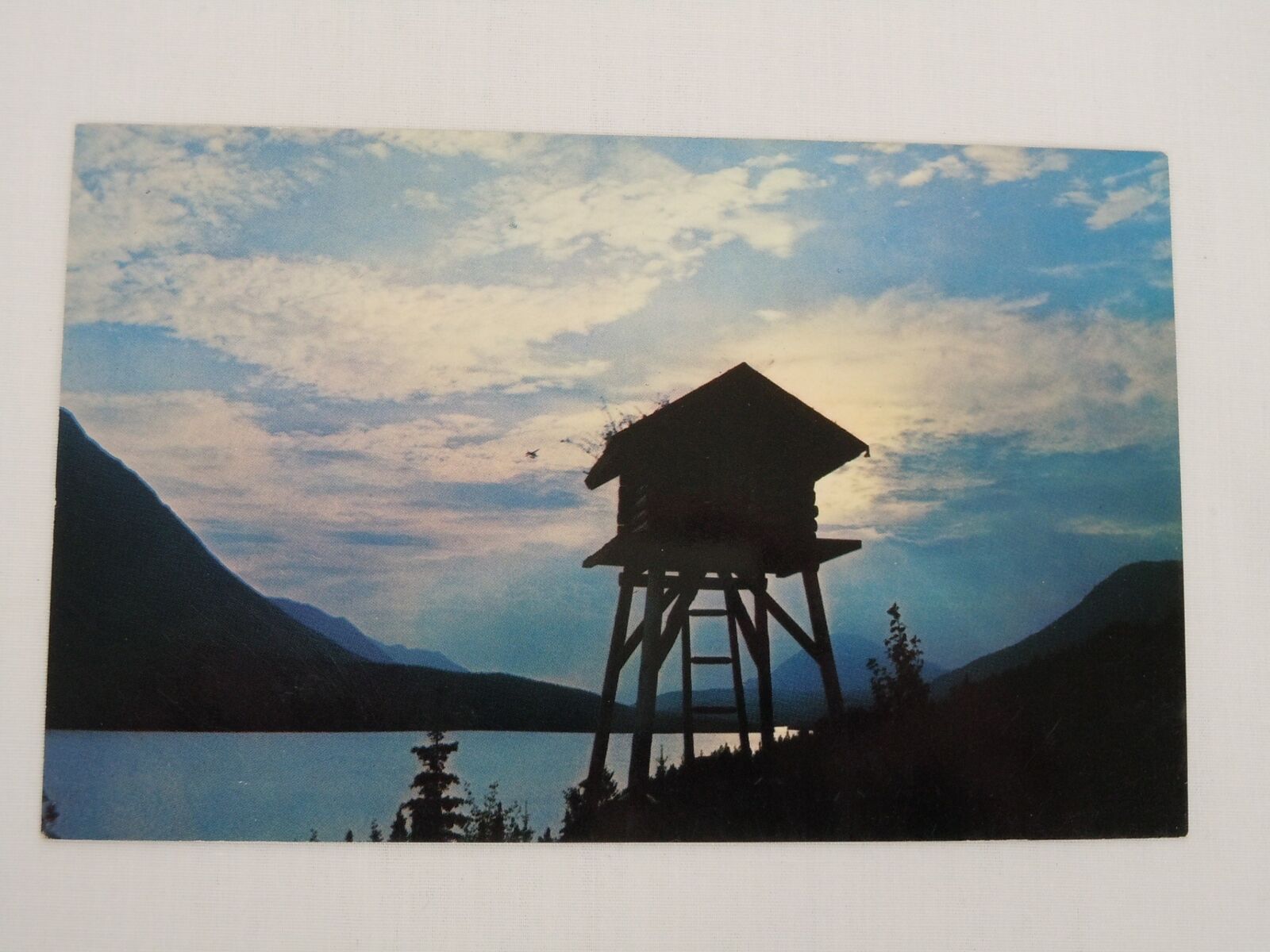 Hunter\'s Cache (Stand) - Kenai Lake - Kenai Peninsula Alaska Postcard Unposted