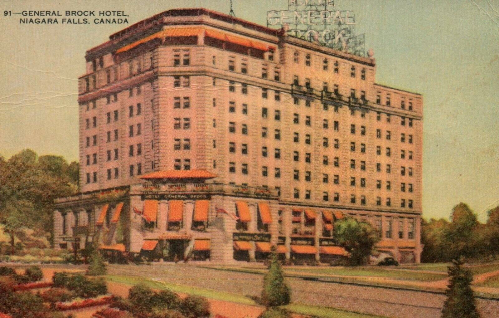 Vintage Postcard - 91 General Brock Hotel Niagara Falls, Canada, Unposted 1900\'s