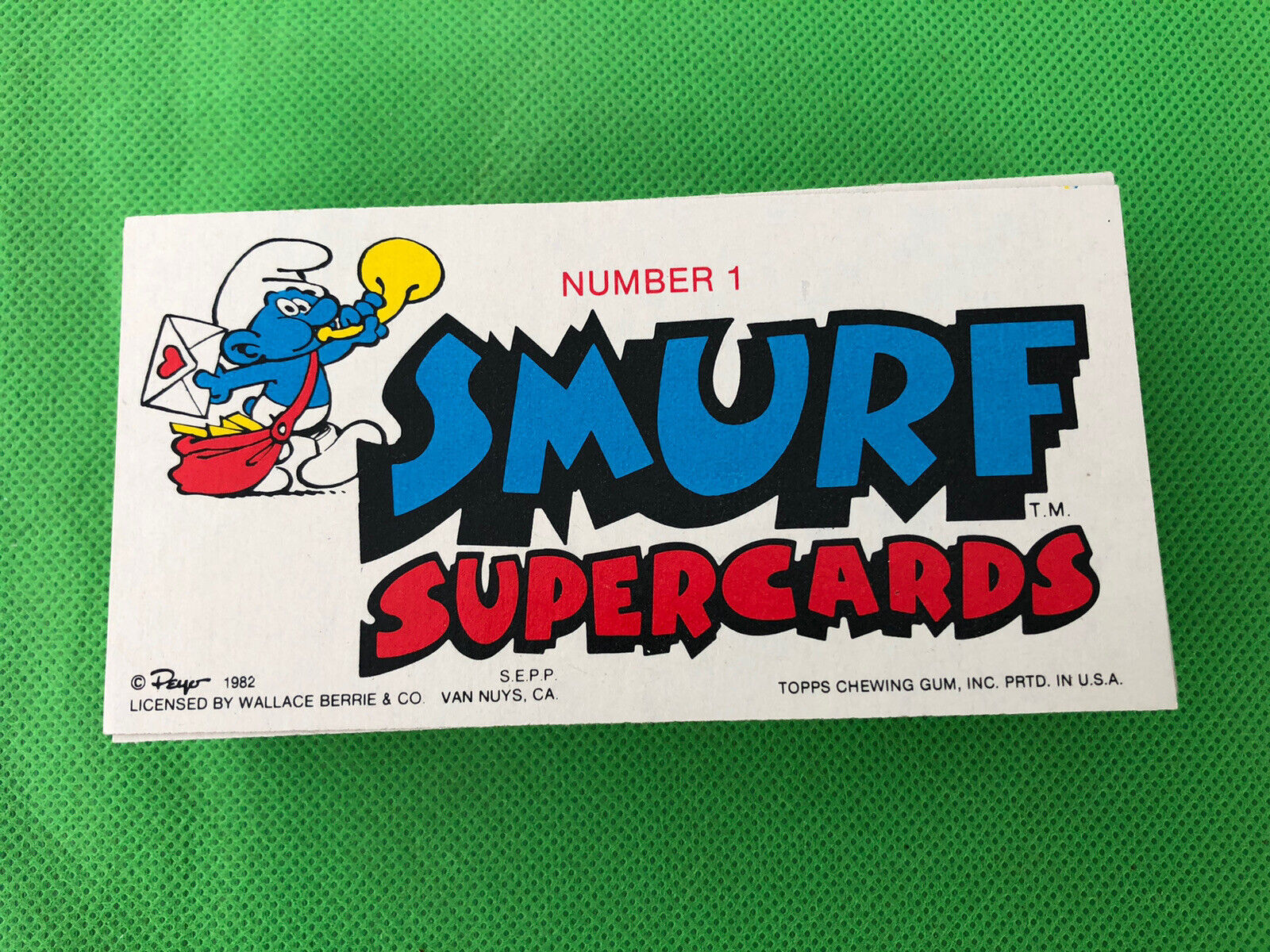 SMURFS SUPERCARDS COMPLETE 56 CARD SET NM 1982 TOPPS