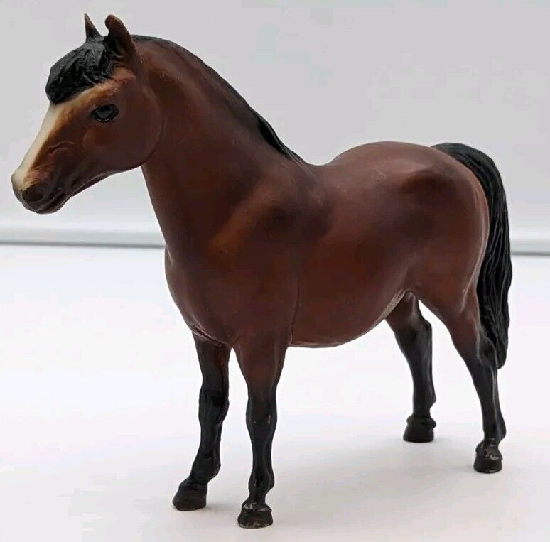 Vintage Breyer Dartmoor Pony Brown & Black Standing Horse Made in USA VGC
