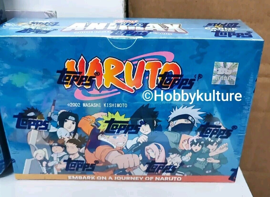 Topps Animax Naruto 2024 NEW Trading Cards TCG 40 Packs Sealed Box , 200 Cards