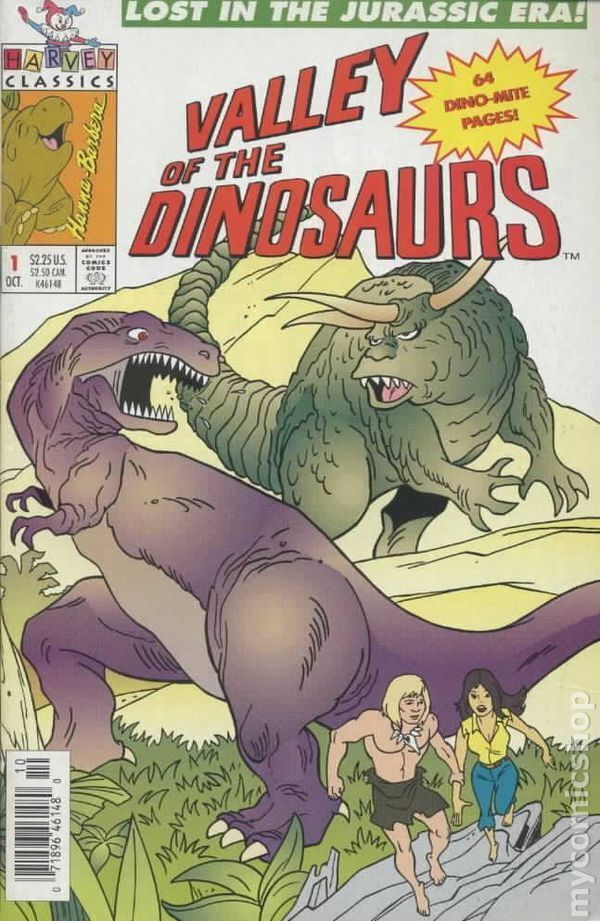 Valley of the Dinosaurs #1 VG+ 4.5 1992 Stock Image Low Grade