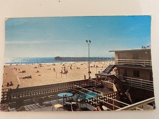 Sea Sprite Apartment Motel Hermosa Beach California Postcard