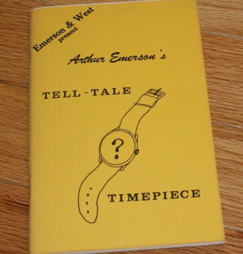 Tell-tale Timepiece (Art Emerson, 1982) --watch time prediction--TMGS Book-MANIA
