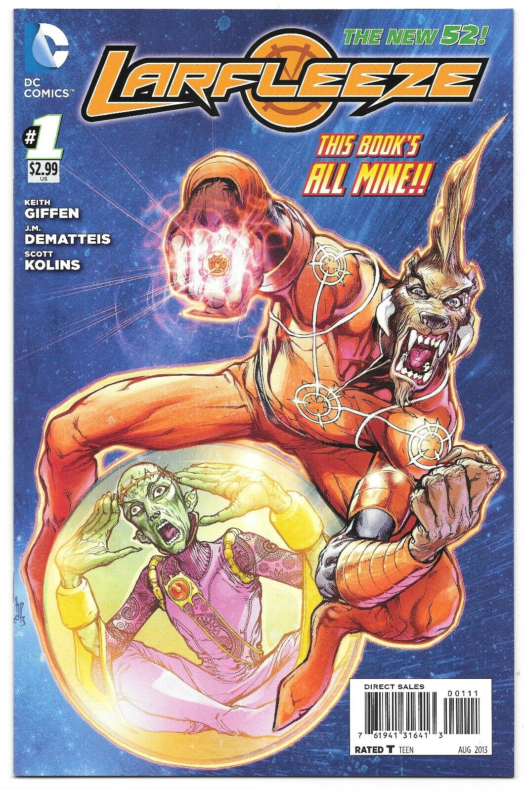 Larfleeze #1 (08/2013) DC Comics 1st Solo Series Comic Books Comic Books
