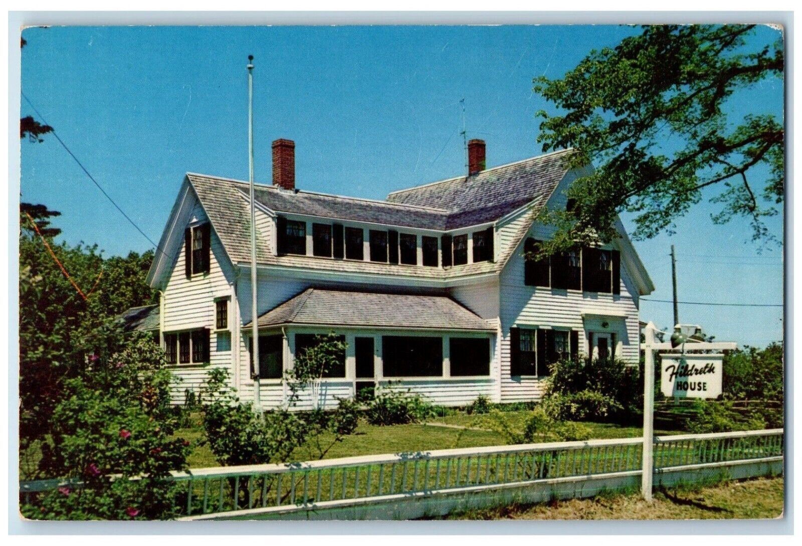 Hildreth House Mansion Route 28 Orleans Cape Cod Massachusetts MA Postcard